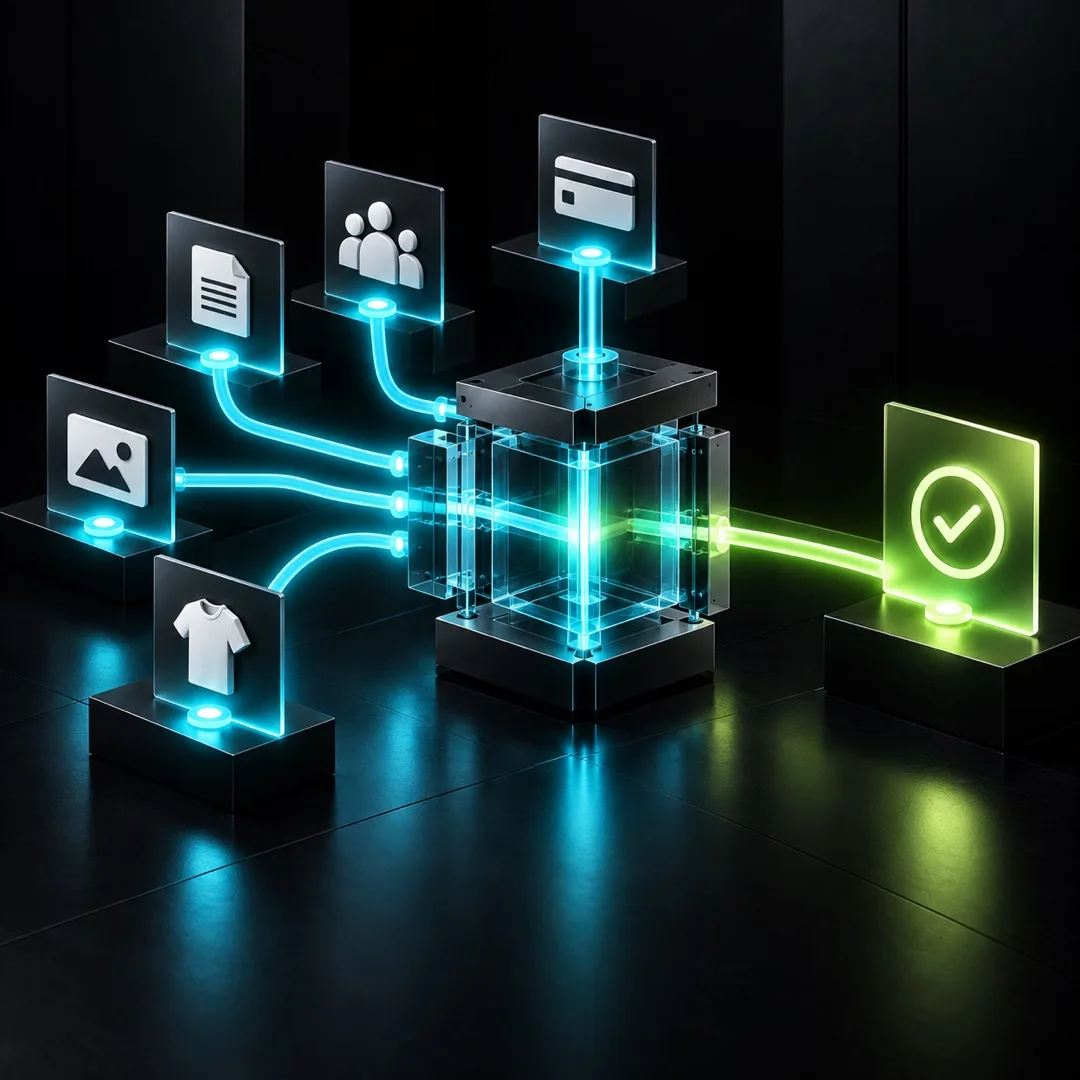 Workflows converging into an automated structure and emerging as a validated process.